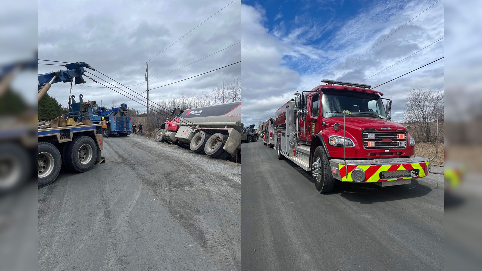 Intervention des pompiers à Saint-Georges