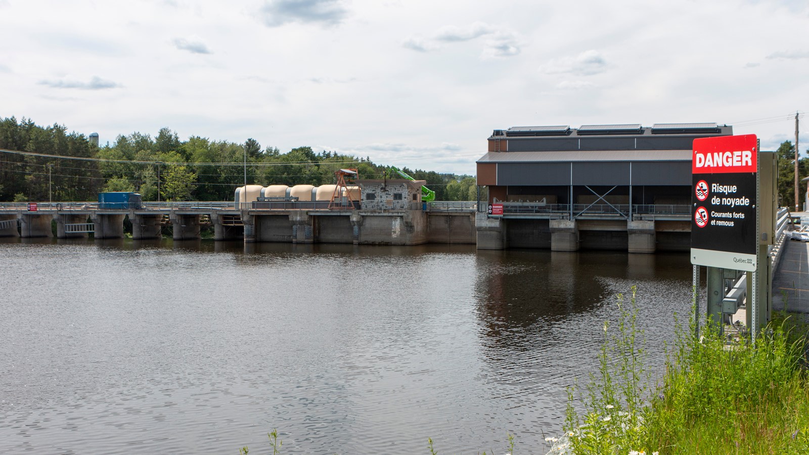 Fermeture temporaire de la voie de circulation du barrage Sartigan