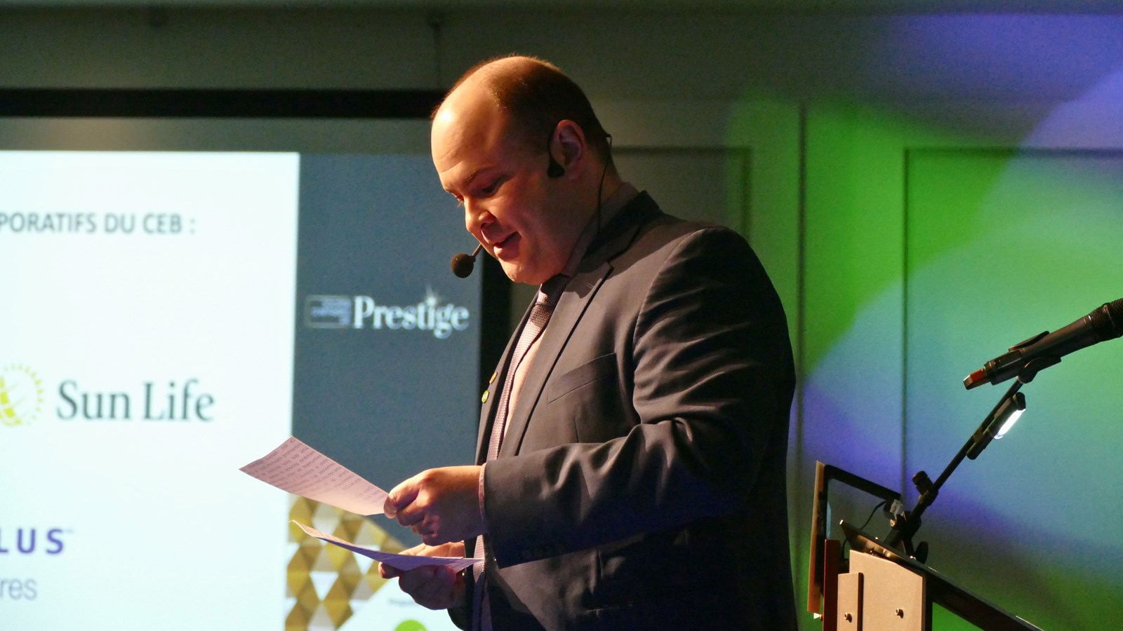 Luc Paquet, président du CEB.