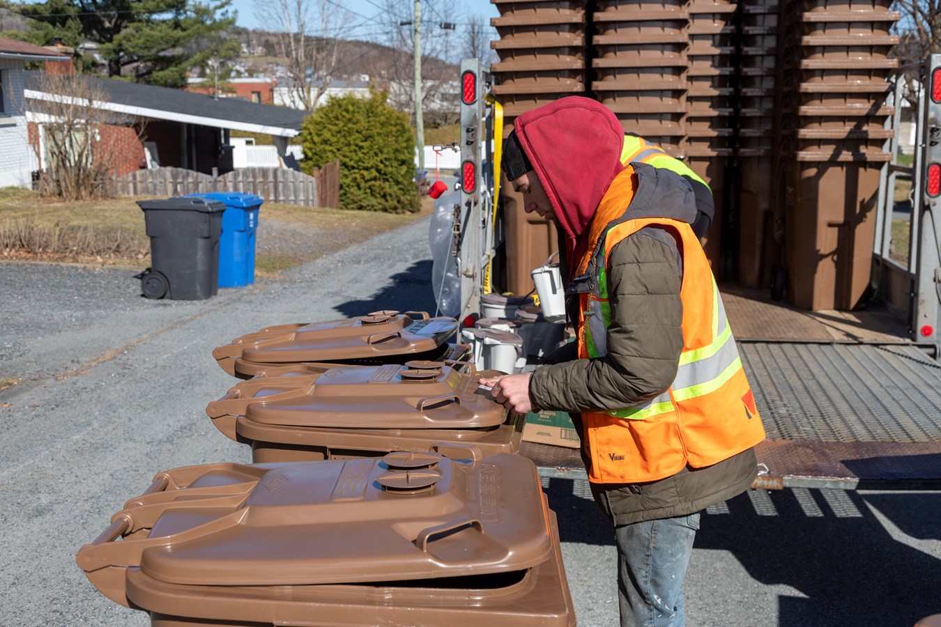 Beauce-Centre: le bac brun est arrivé