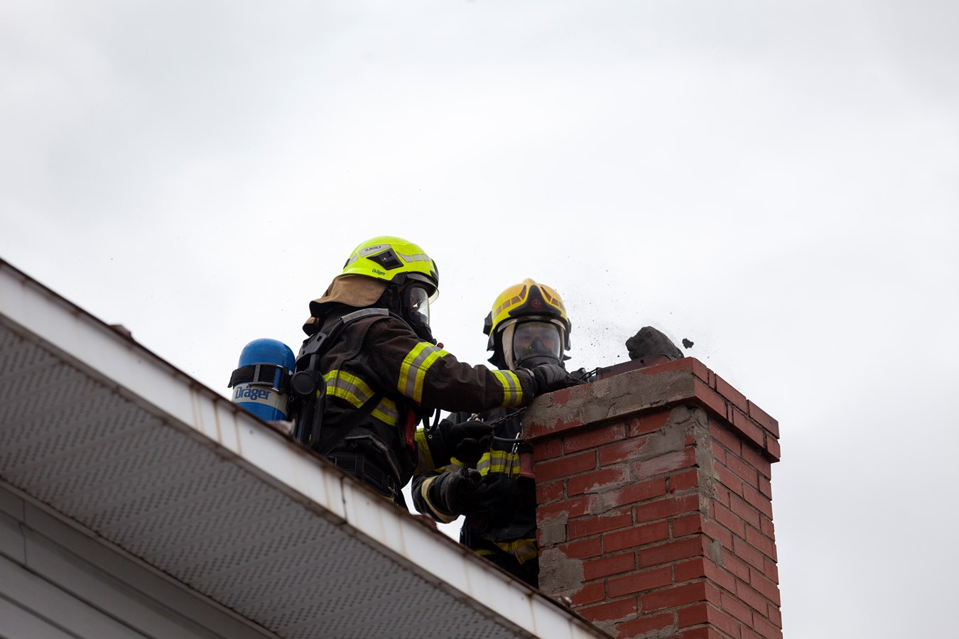 Les pompiers étaient de sortie en fin de semaine