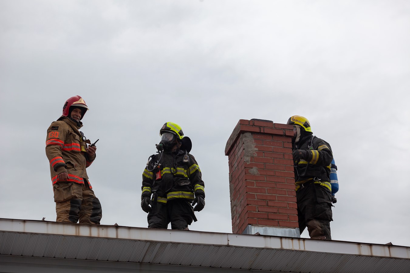 Les pompiers étaient de sortie en fin de semaine