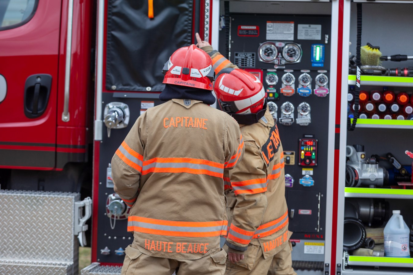 Les pompiers étaient de sortie en fin de semaine