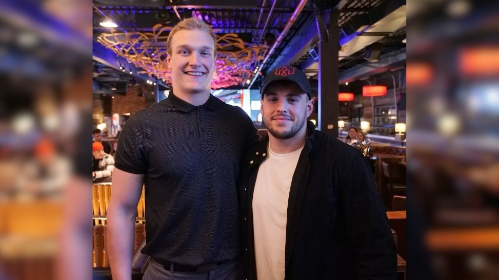 David Dallaire et son compatriote Maxym Lavallée joueront pour les Alouettes
