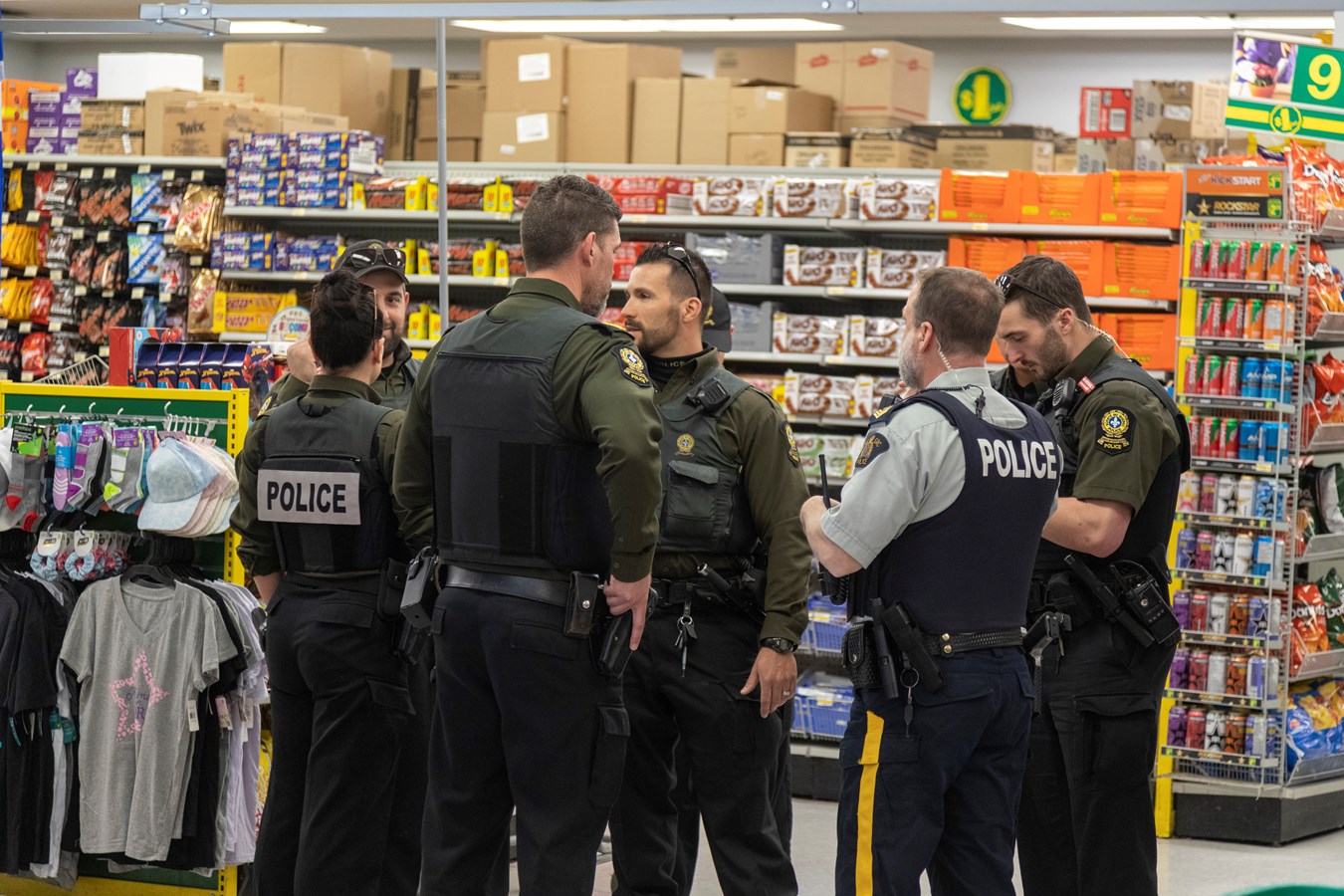 Opération policière au Carrefour: l'intervention est terminée