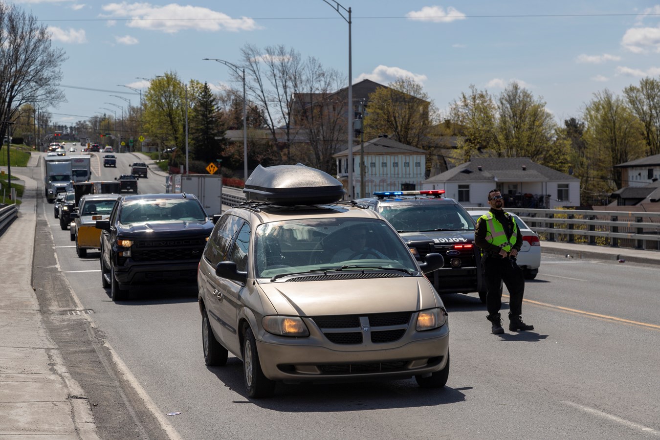 Accident avec piéton 119e Rue & boulevard Lacroix