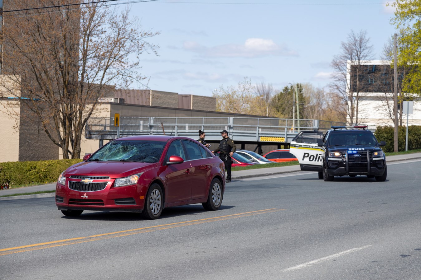 Accident avec piéton 119e Rue & boulevard Lacroix