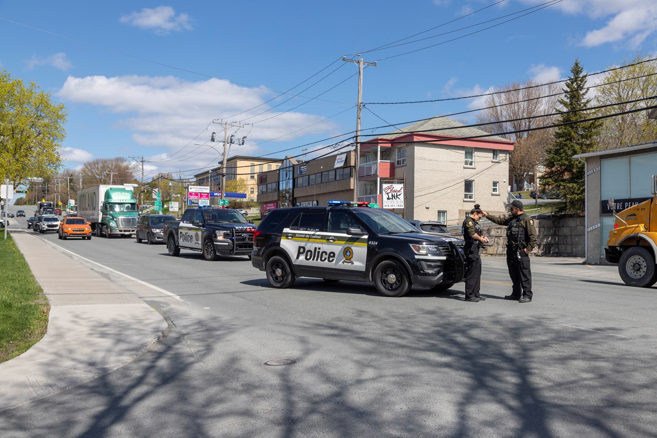 Accident avec piéton 119e Rue & boulevard Lacroix