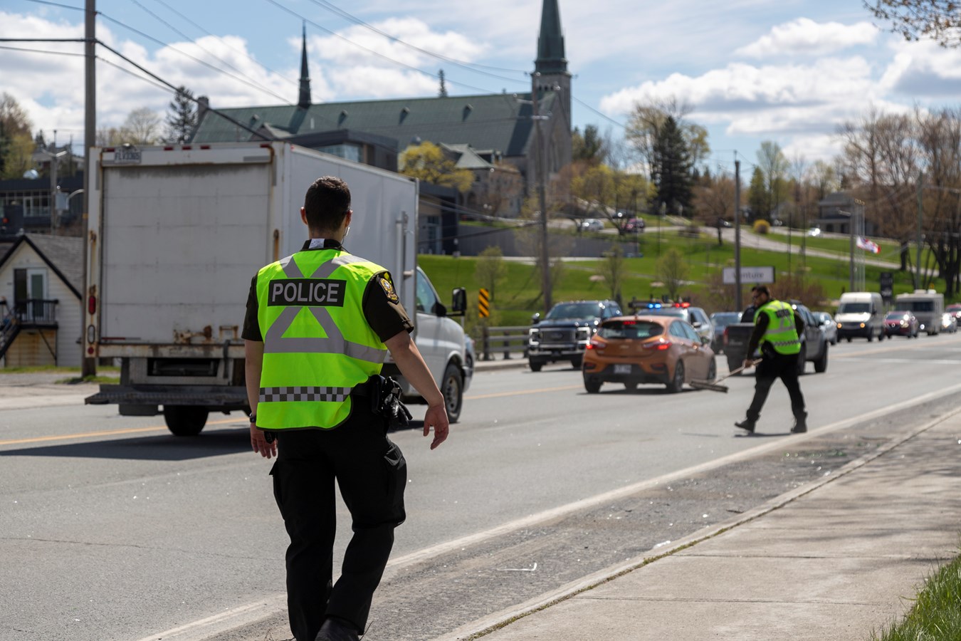 Accident avec piéton 119e Rue & boulevard Lacroix