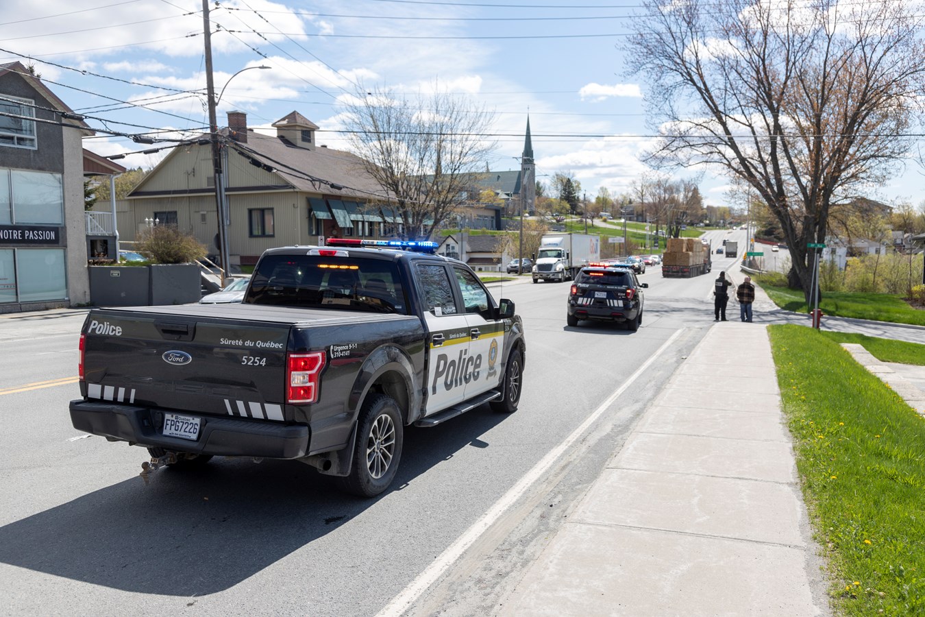 Accident avec piéton 119e Rue & boulevard Lacroix