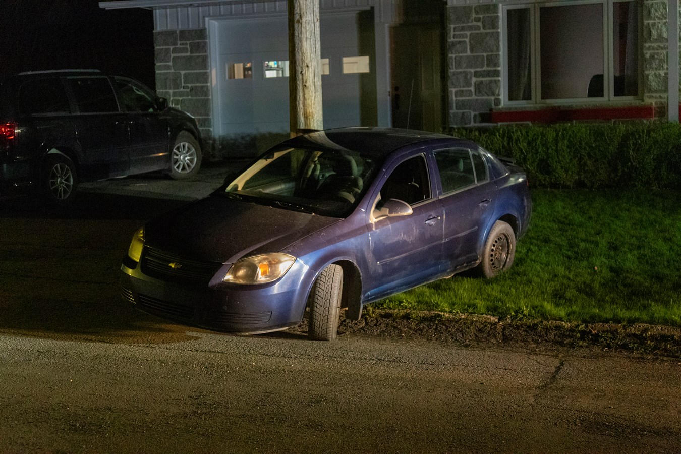 Sortie de route avec capacité affaiblie 11e Rue Est