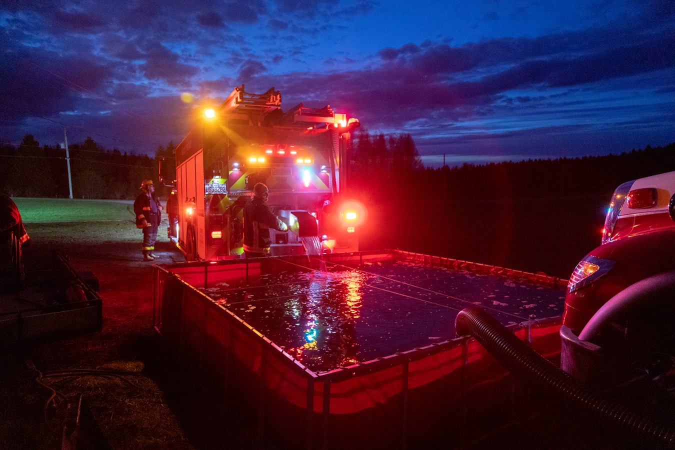 Début incendie rang Saint-Bruno