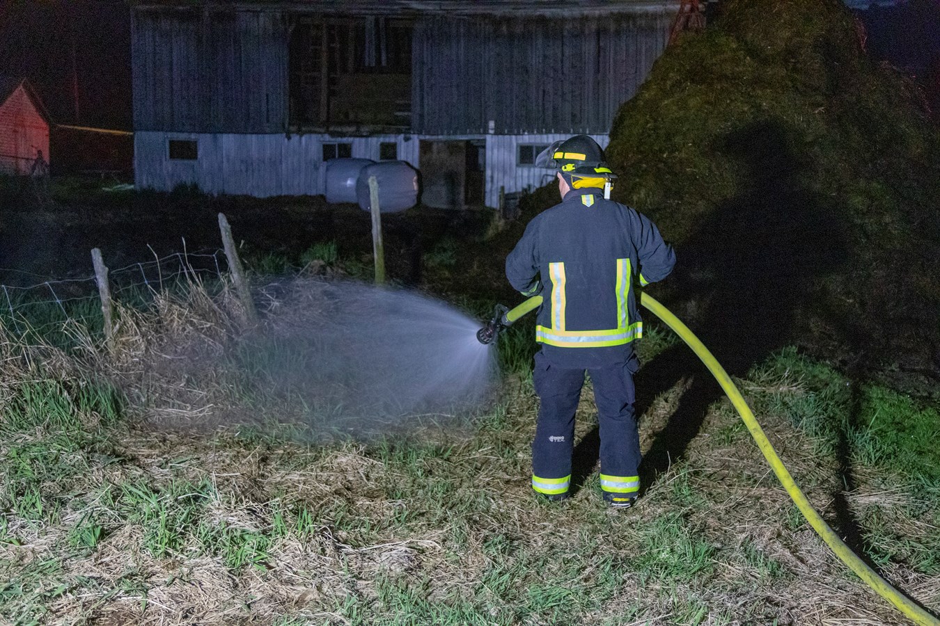 Début incendie rang Saint-Bruno