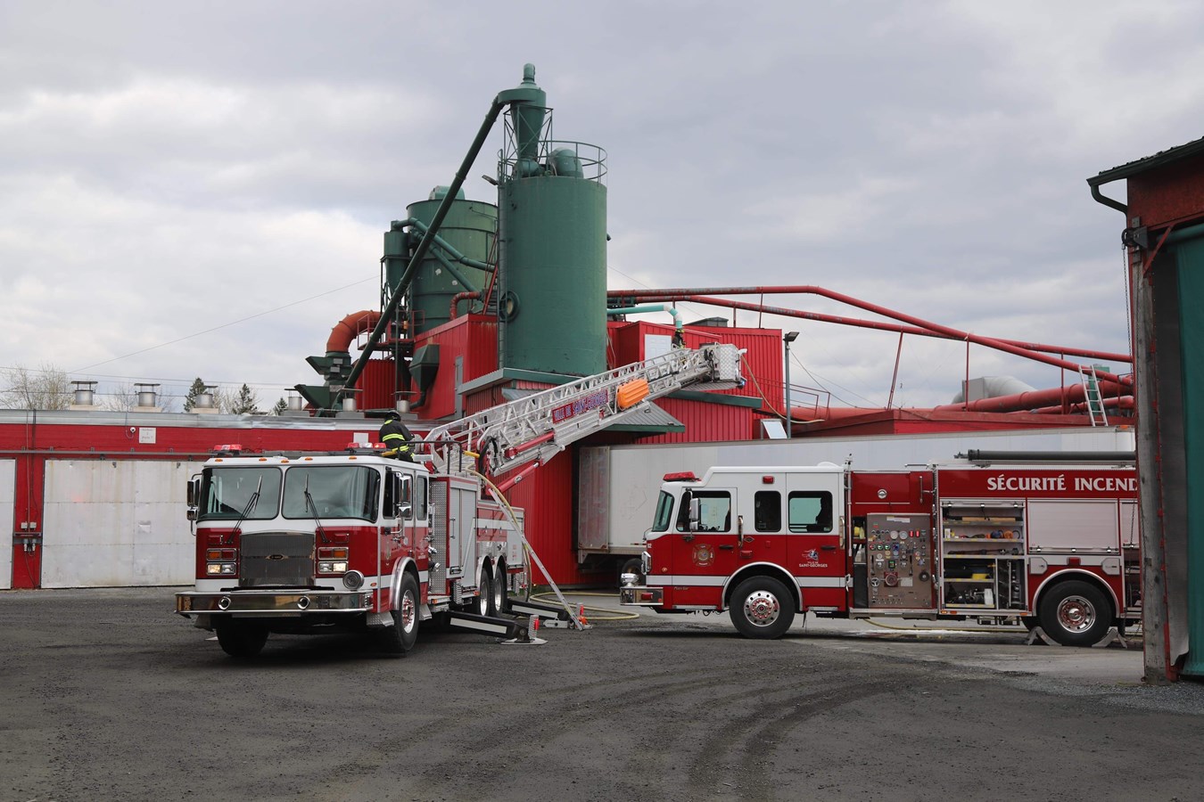 Saint-Georges: un important incendie dans les locaux de Boccam