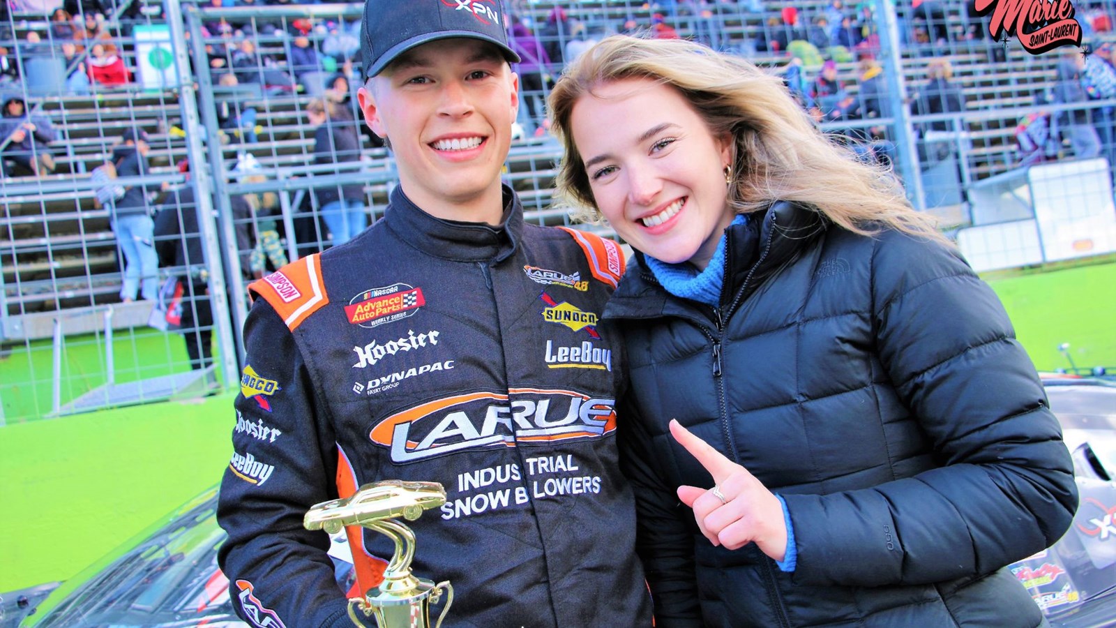 Les pilotes Raphaël Lessard et Chloé Grondin à l'honneur à l'Autodrome Chaudière