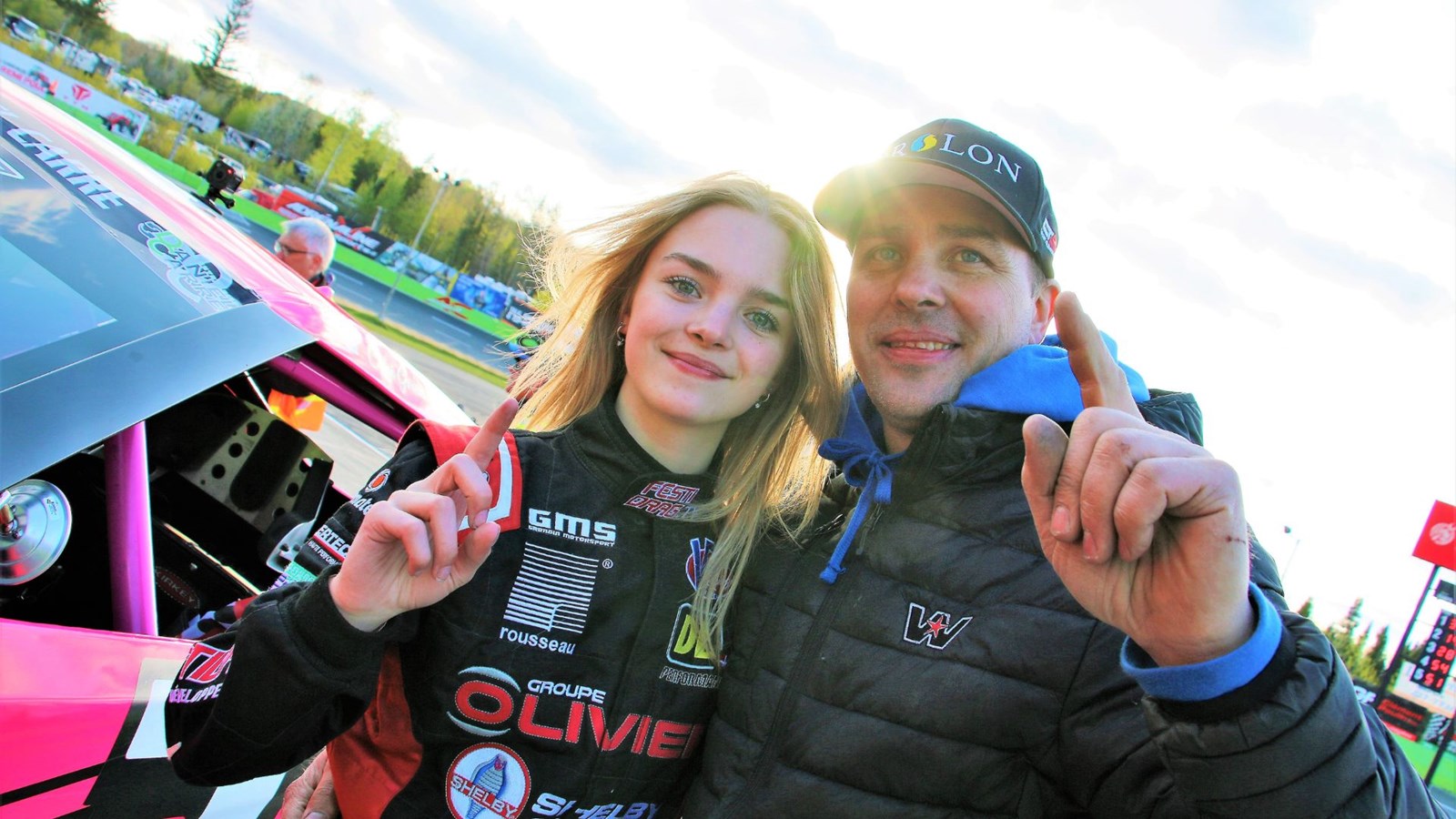 Les pilotes Raphaël Lessard et Chloé Grondin à l'honneur à l'Autodrome Chaudière