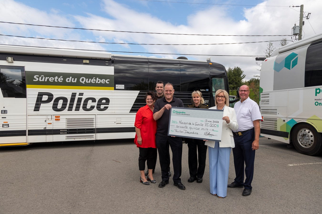 Le déjeuner des policiers rapporte 95 000$ à la Maison de la Famille Nouvelle-Beauce