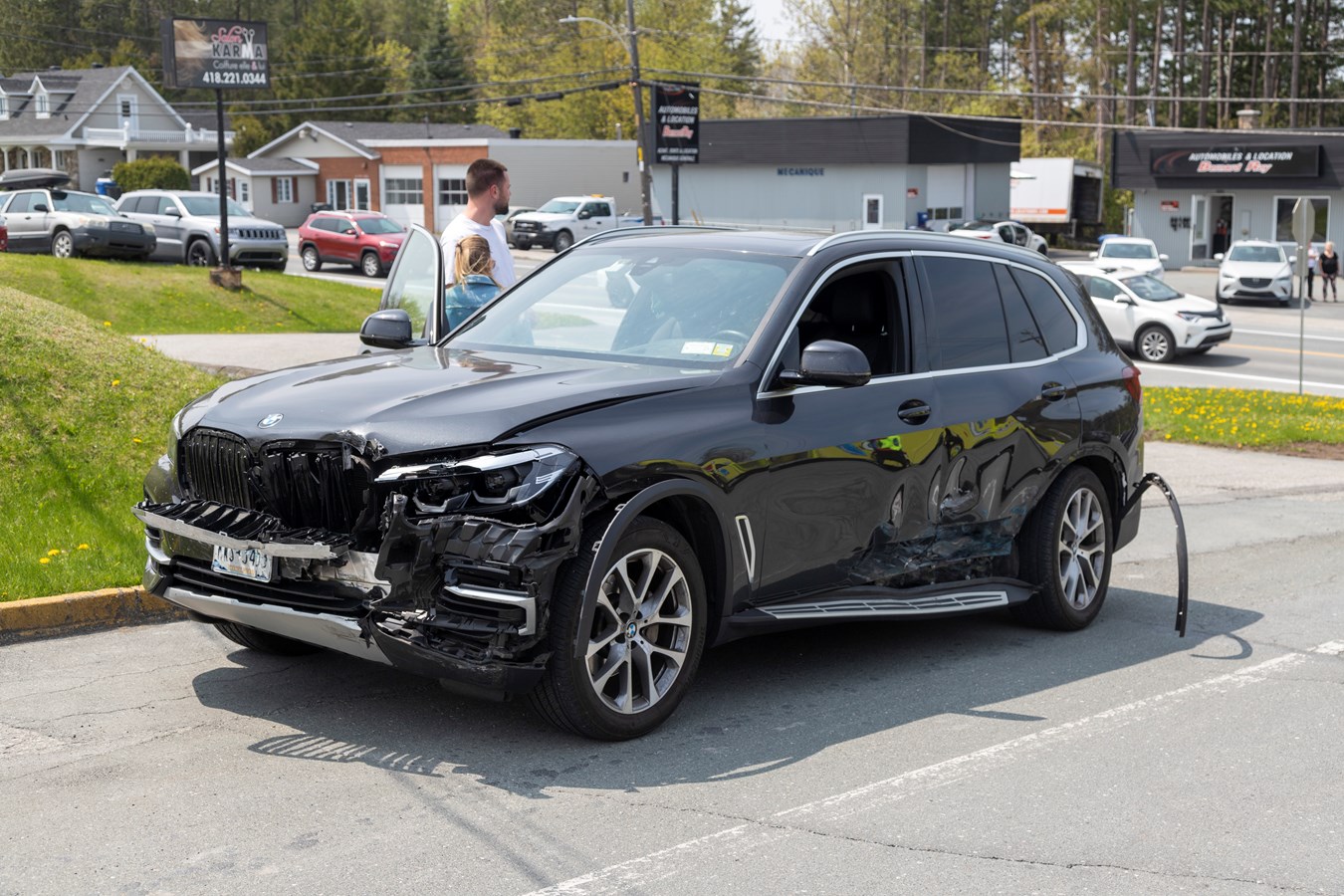 Trois véhicules impliqués dans un accident à Saint-Georges