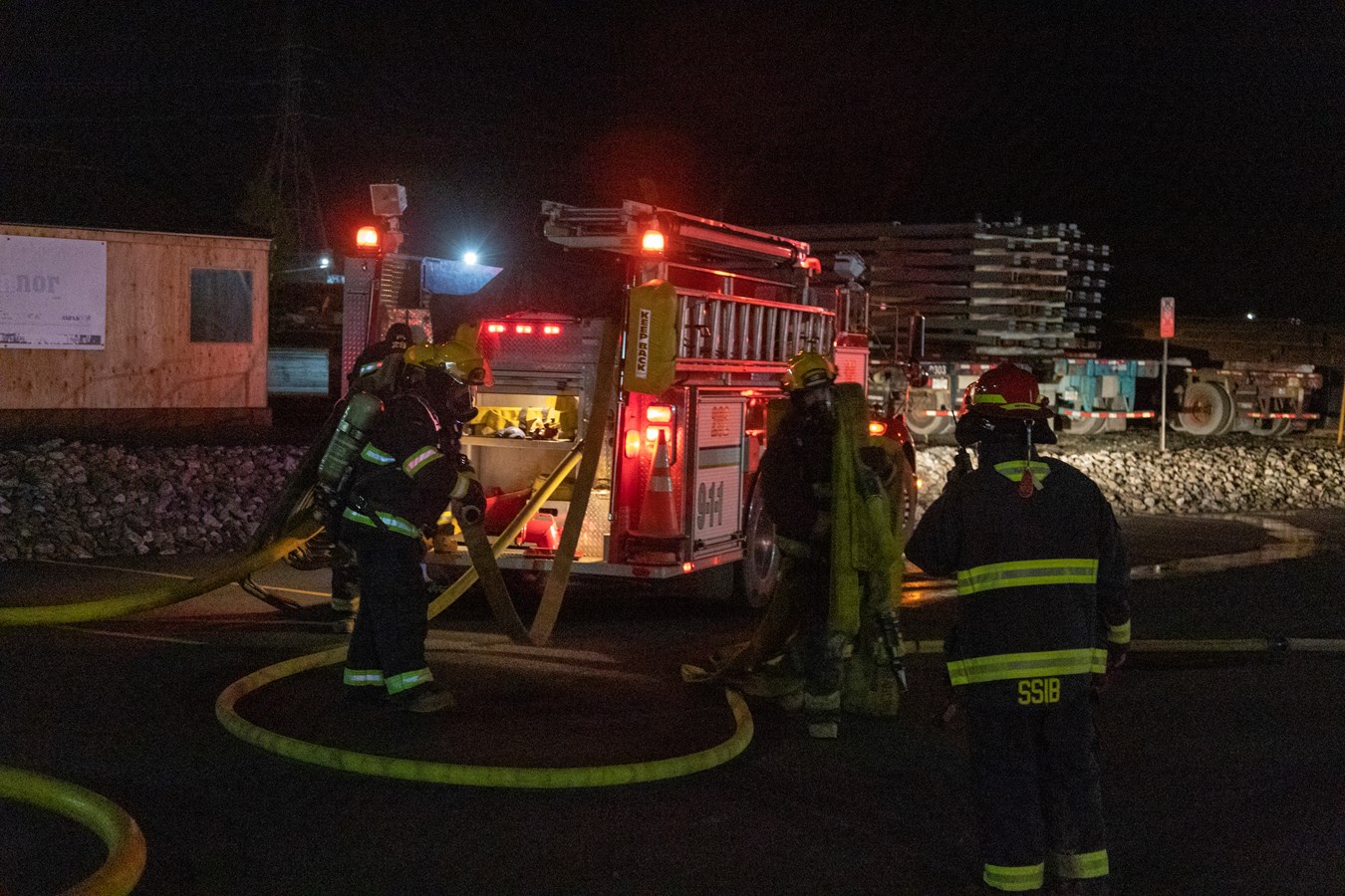 Début d'incendie chez Quirion Métal à Beauceville