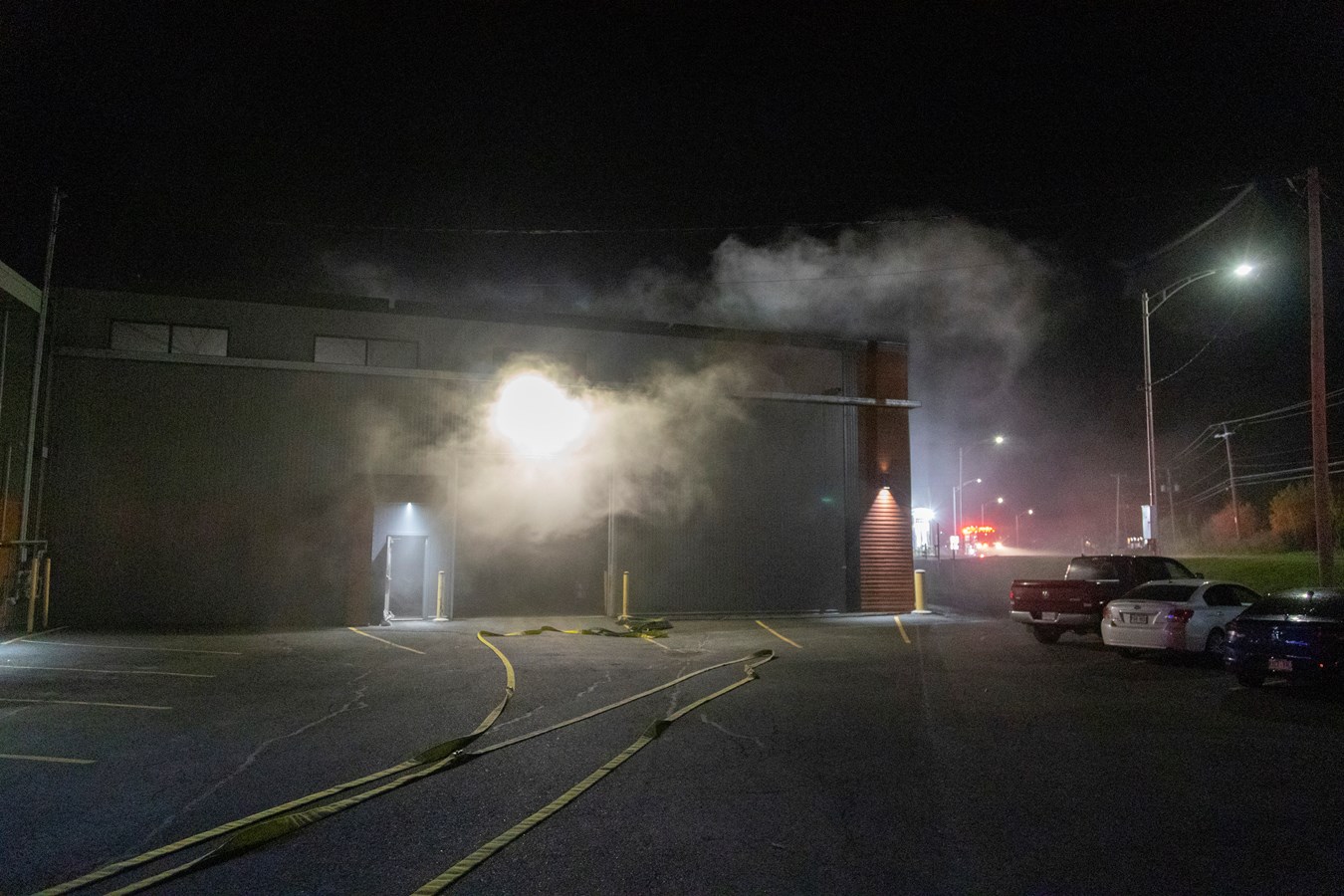 Début d'incendie chez Quirion Métal à Beauceville