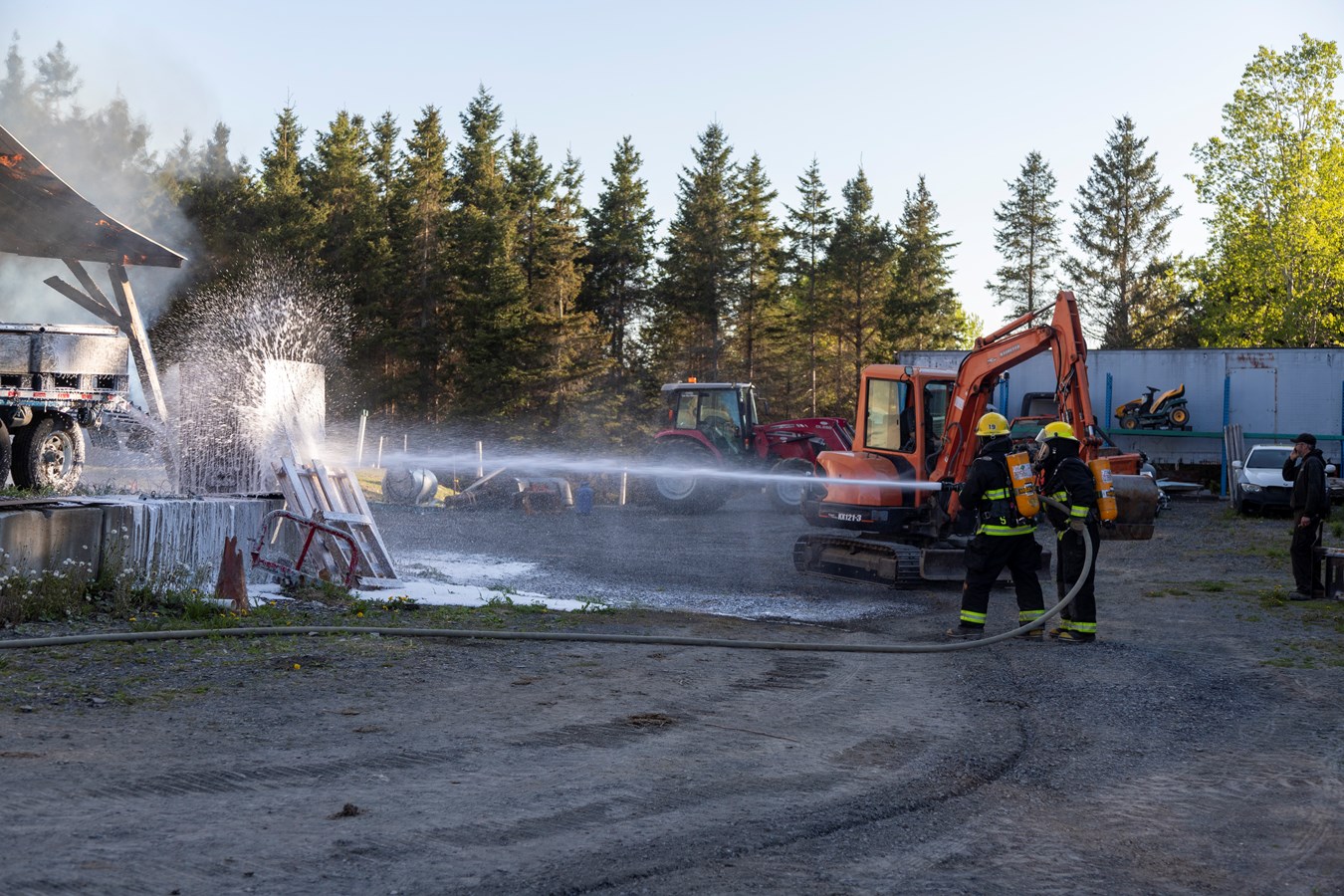 Incendie à Saint-Alfred: photos et détails supplémentaires
