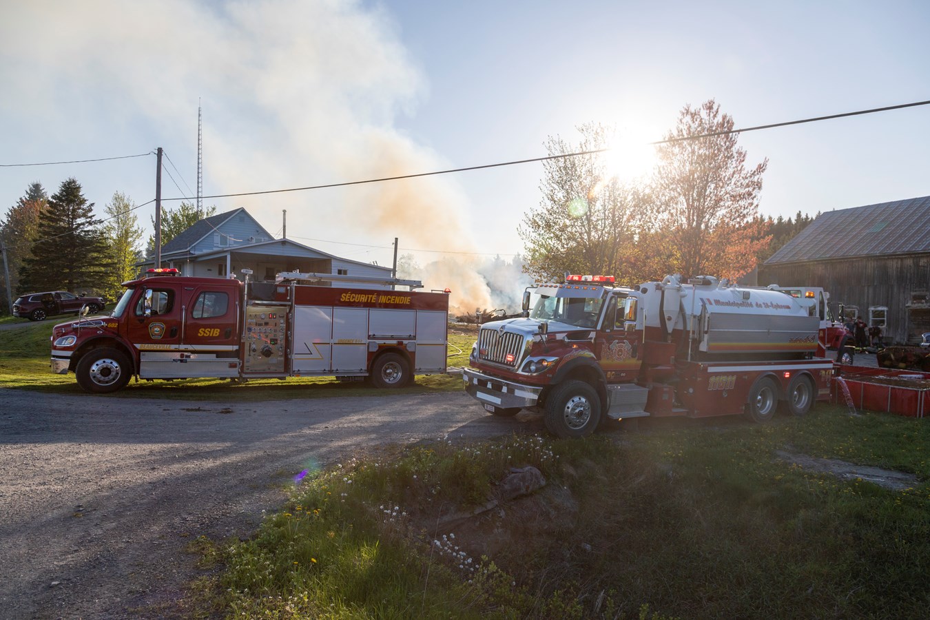 Incendie à Saint-Alfred: photos et détails supplémentaires