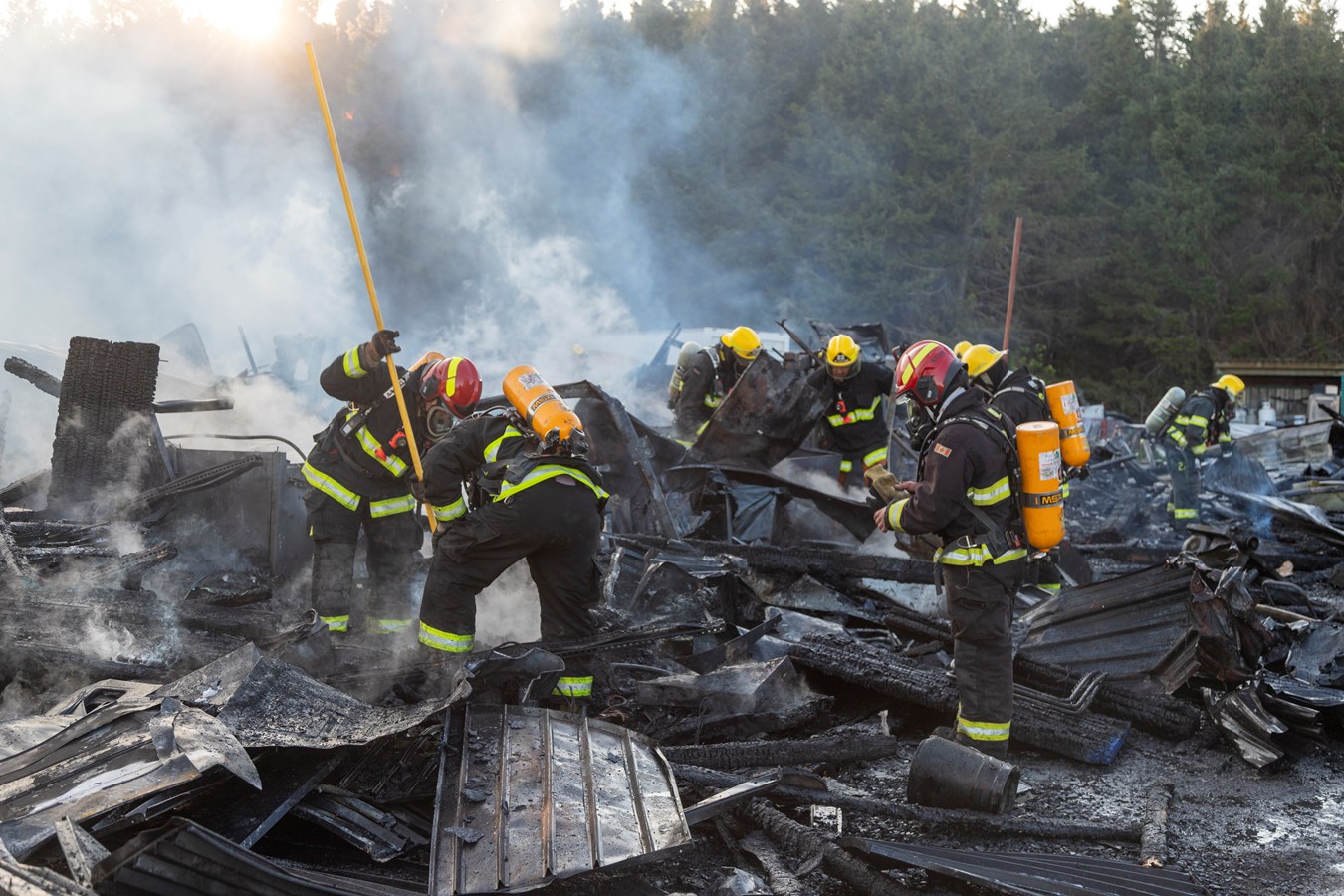 Incendie à Saint-Alfred: photos et détails supplémentaires