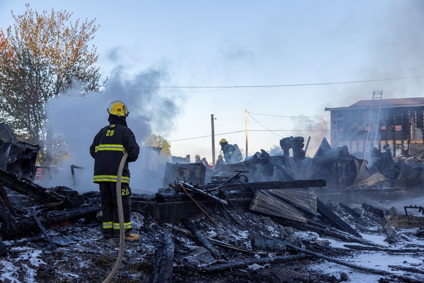 Incendie à Saint-Alfred: photos et détails supplémentaires