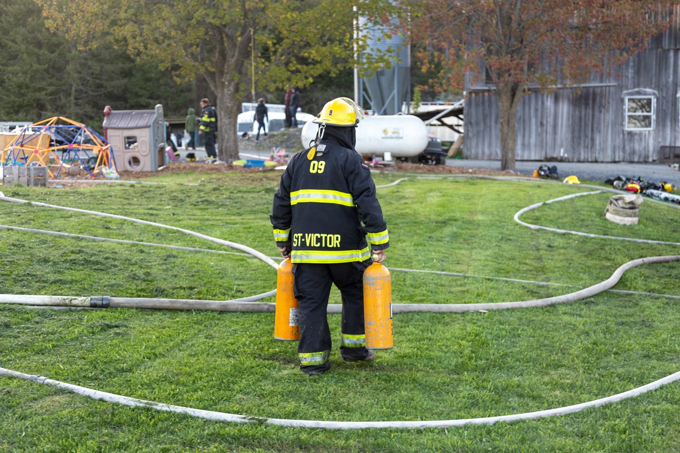 Incendie à Saint-Alfred: photos et détails supplémentaires