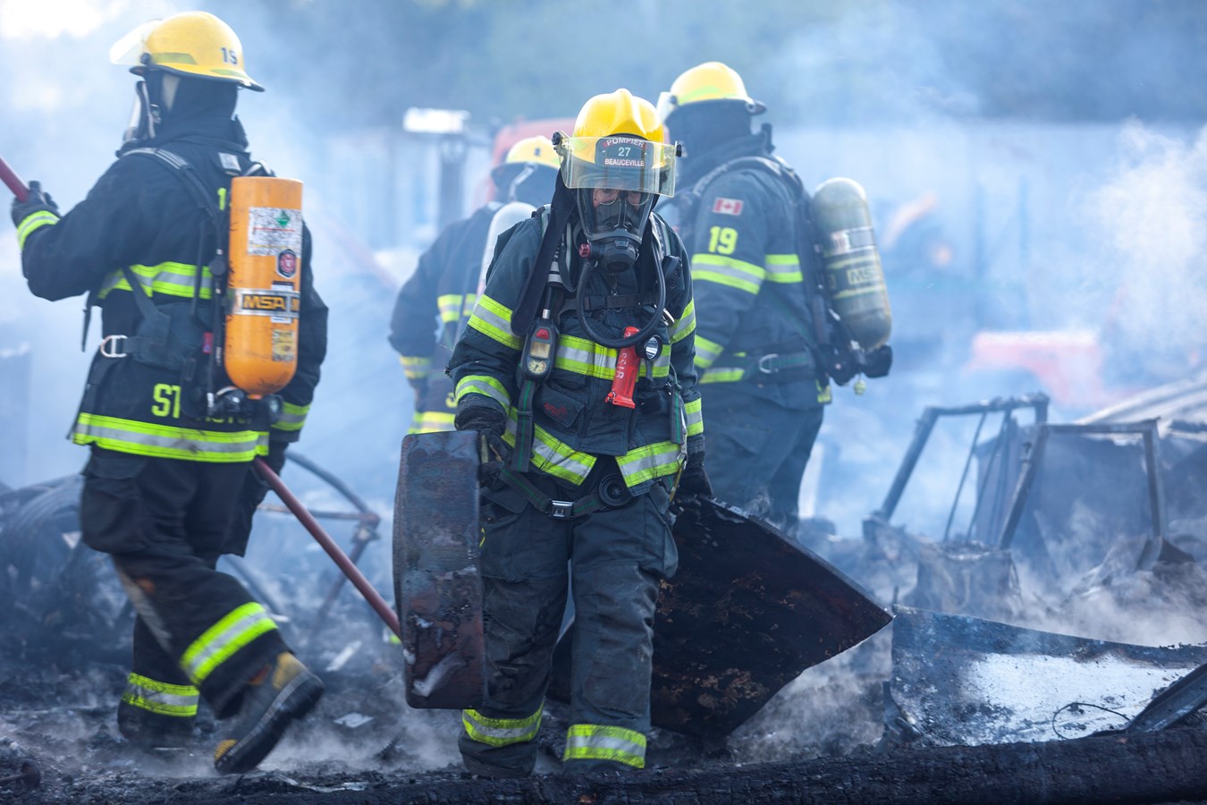 Incendie à Saint-Alfred: photos et détails supplémentaires