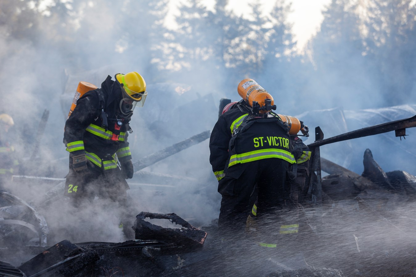 Incendie à Saint-Alfred: photos et détails supplémentaires