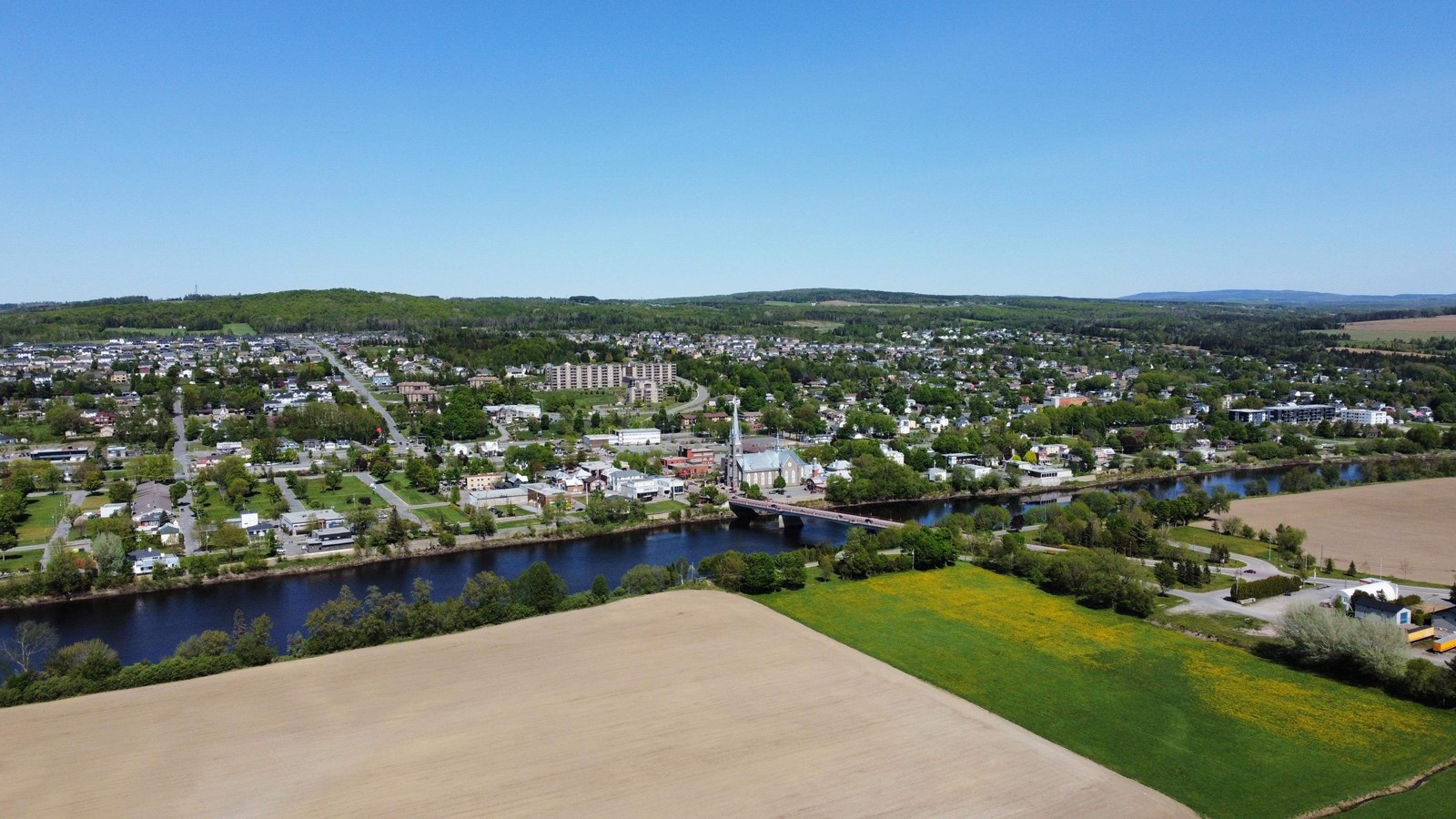 Le centre-ville de Sainte-Marie