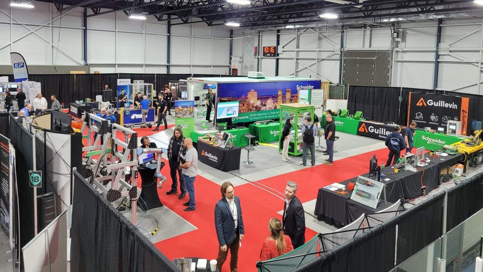 Près de 650 visiteurs au Salon Robotique et Automatisation