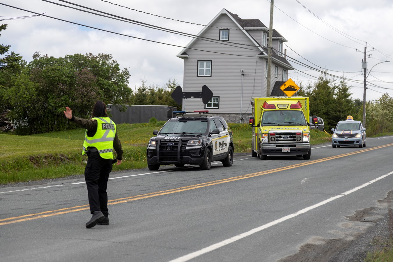 Accident sur la route 204 à Saint-Georges