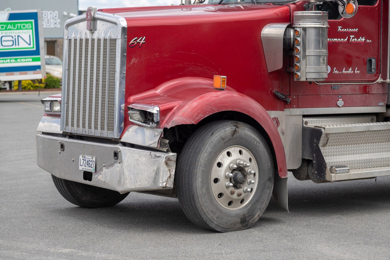 Accident sur la route 204 à Saint-Georges
