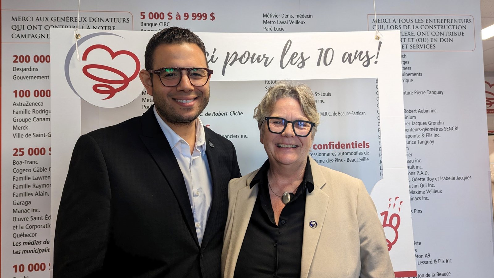 Samuel Poulin et Chantal Rouleau