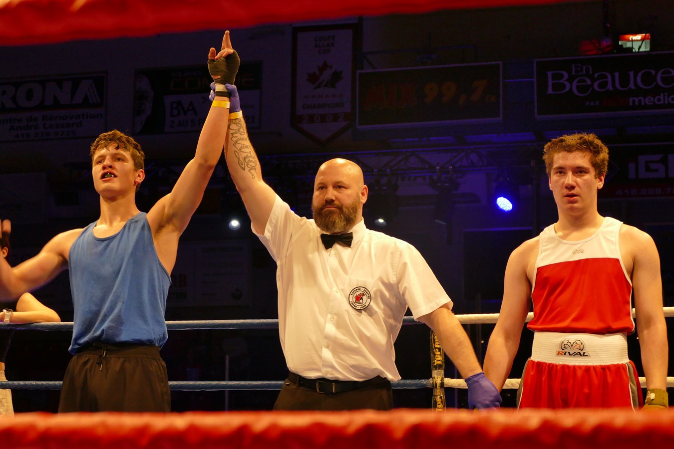 Une belle soirée de boxe à Saint-Georges