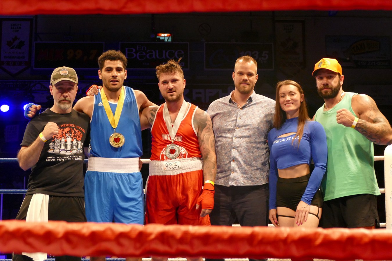 Une belle soirée de boxe à Saint-Georges