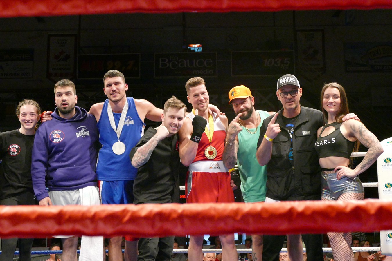 Une belle soirée de boxe à Saint-Georges