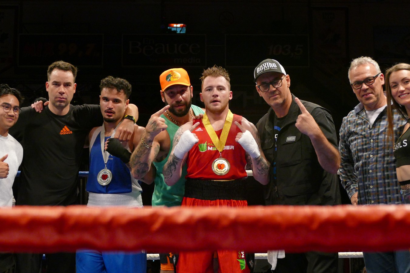 Une belle soirée de boxe à Saint-Georges