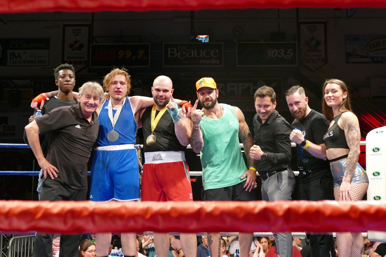 Une belle soirée de boxe à Saint-Georges