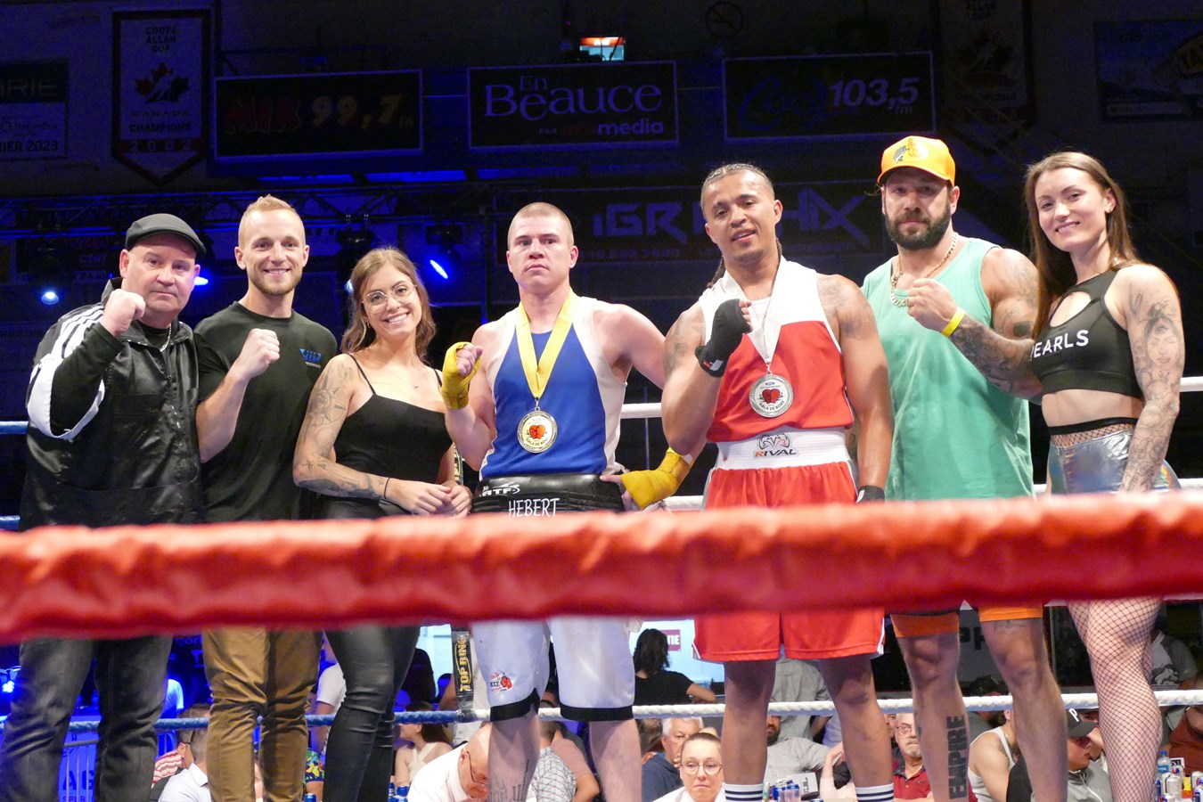 Une belle soirée de boxe à Saint-Georges
