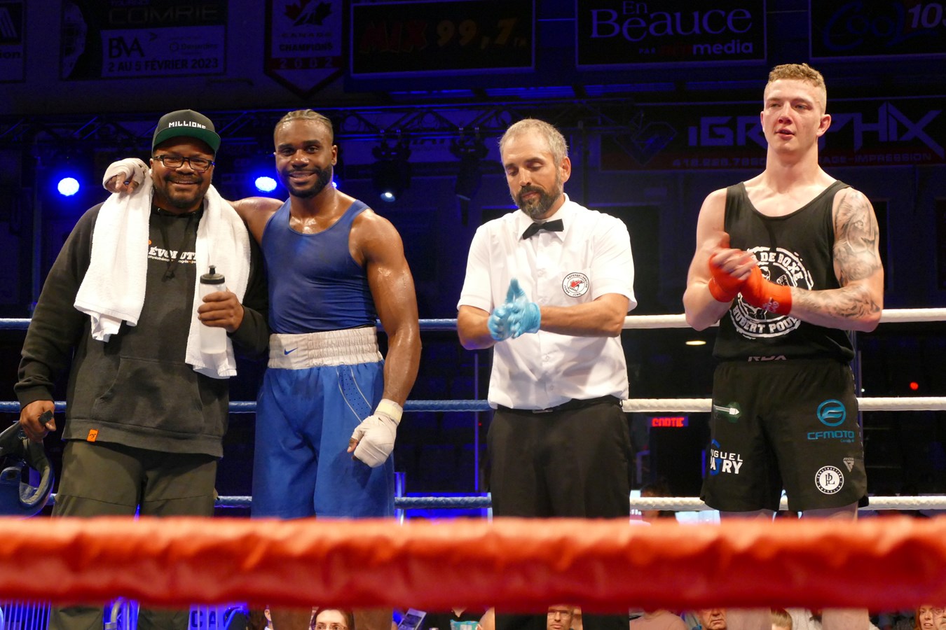 Une belle soirée de boxe à Saint-Georges