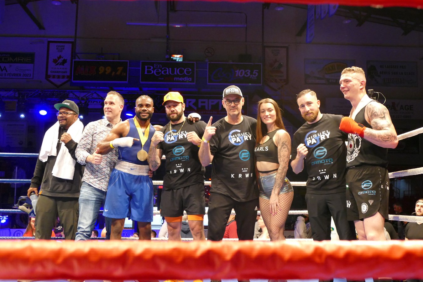 Une belle soirée de boxe à Saint-Georges