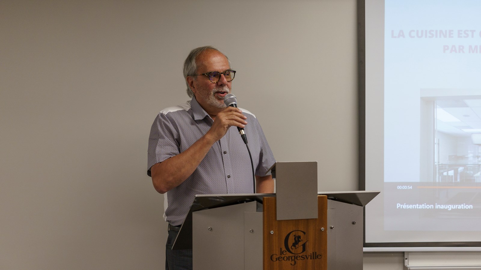 Claude Morin, maire de Saint-Georges