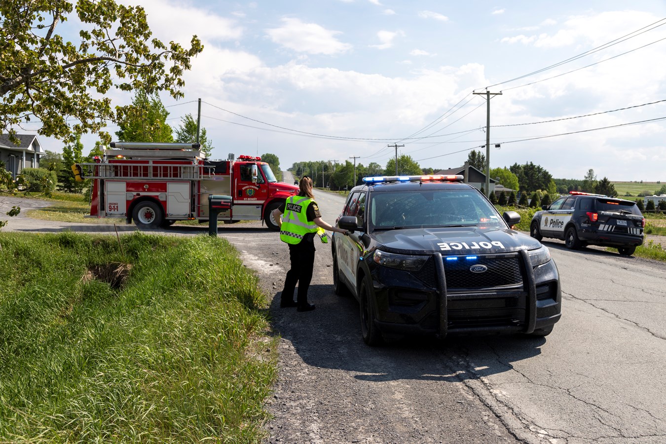 Un blessé mineur dans une sortie de route
