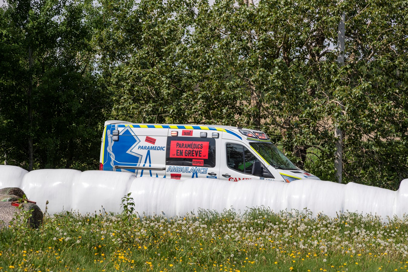 Un blessé mineur dans une sortie de route