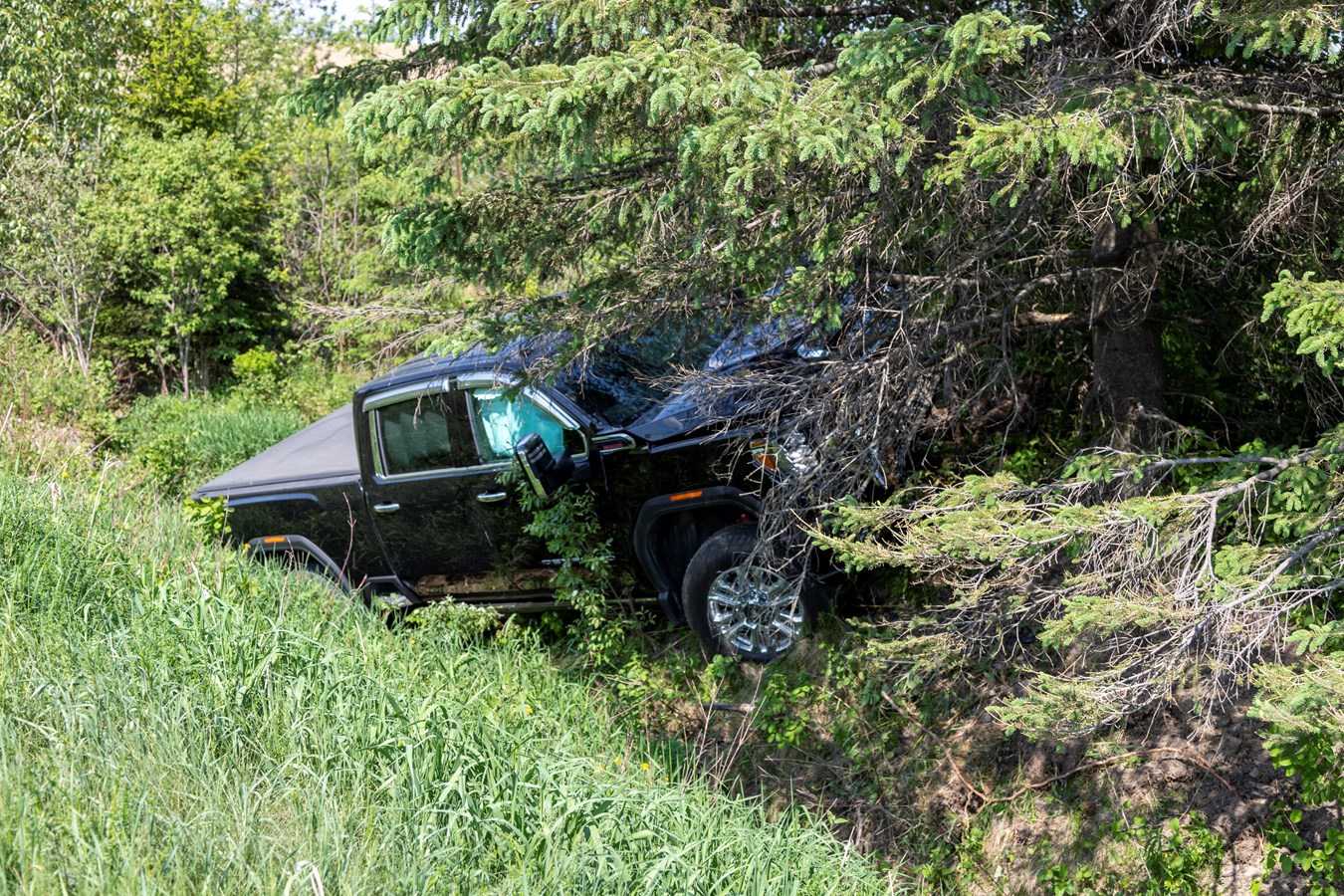 Un blessé mineur dans une sortie de route