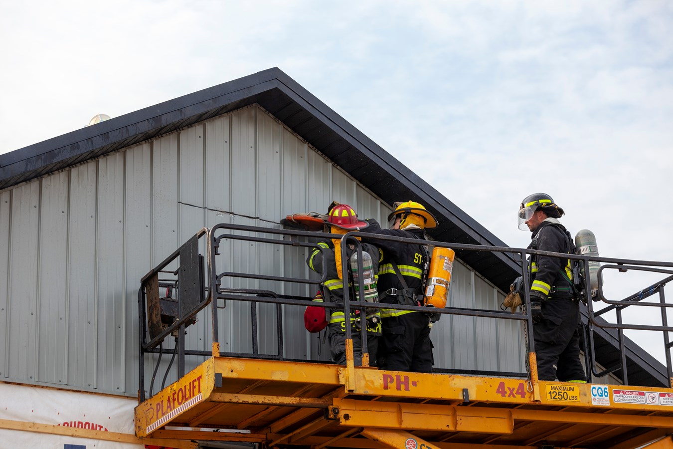 Saint-Frédéric: incendie dans un garage en construction