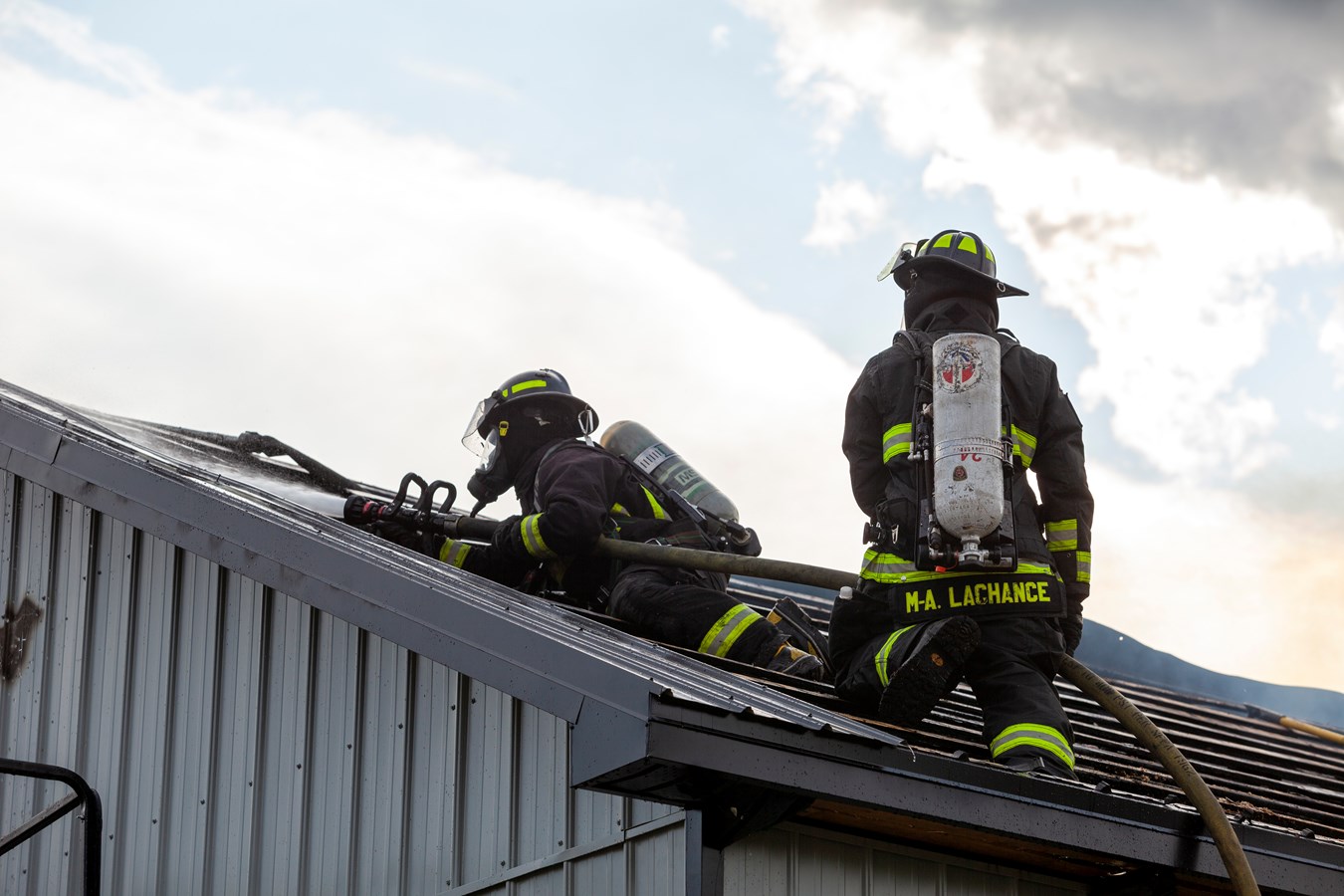 Saint-Frédéric: incendie dans un garage en construction